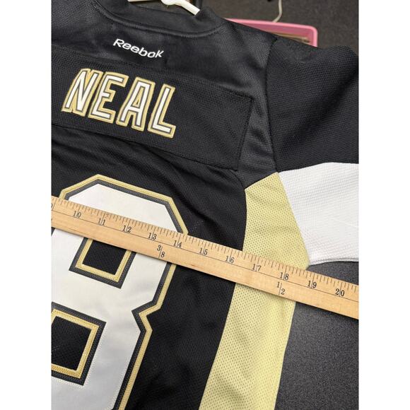 Youth Pittsburgh Penguins NHL Black & Gold Jersey Sz S/M Unisex - Picture 3 of 7